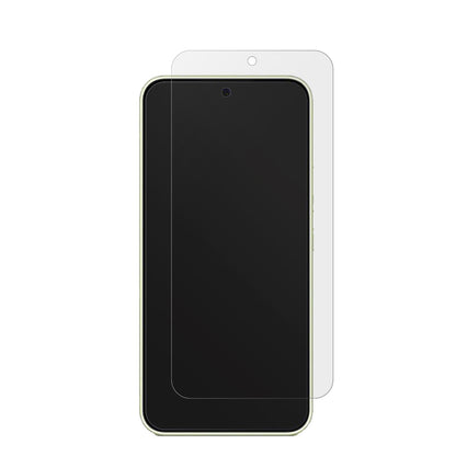 SamsungGalaxy A54 mit aufgebrachter dipos Displayschutzfolie, die lästige Fingerabdrücke minimiert