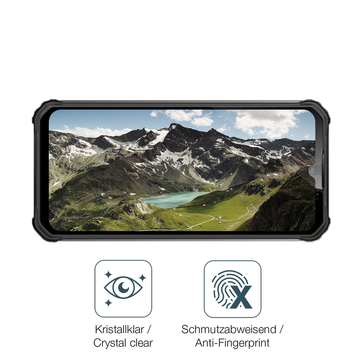 2x 9H Schutzfolie für Oukitel WP22 Panzerfolie
