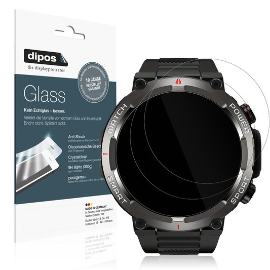 2x 9H Schutzfolie für IOWODO W50 1.39 Zoll Smartwatch Panzerfolie