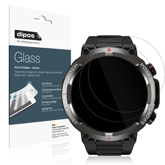 2x 9H Schutzfolie für IOWODO W50 1.39 Zoll Smartwatch Panzerfolie