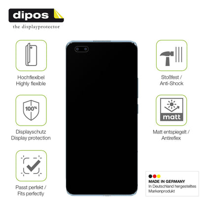 2x Full Cover Schutzfolie matt für BLU Bold N2