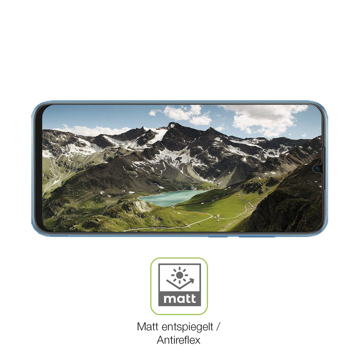 2x Full Cover Schutzfolie matt für Oscal C60