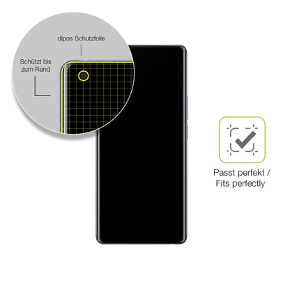 2x Full Cover Schutzfolie matt für Vivo X50 Pro Plus