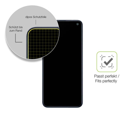 2x Full Cover Schutzfolie matt für Samsung Galaxy F52