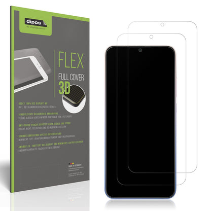 2x Full Cover Schutzfolie matt für Xiaomi Redmi 9 Activ