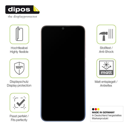 2x Full Cover Schutzfolie matt für Xiaomi Redmi 9 Activ