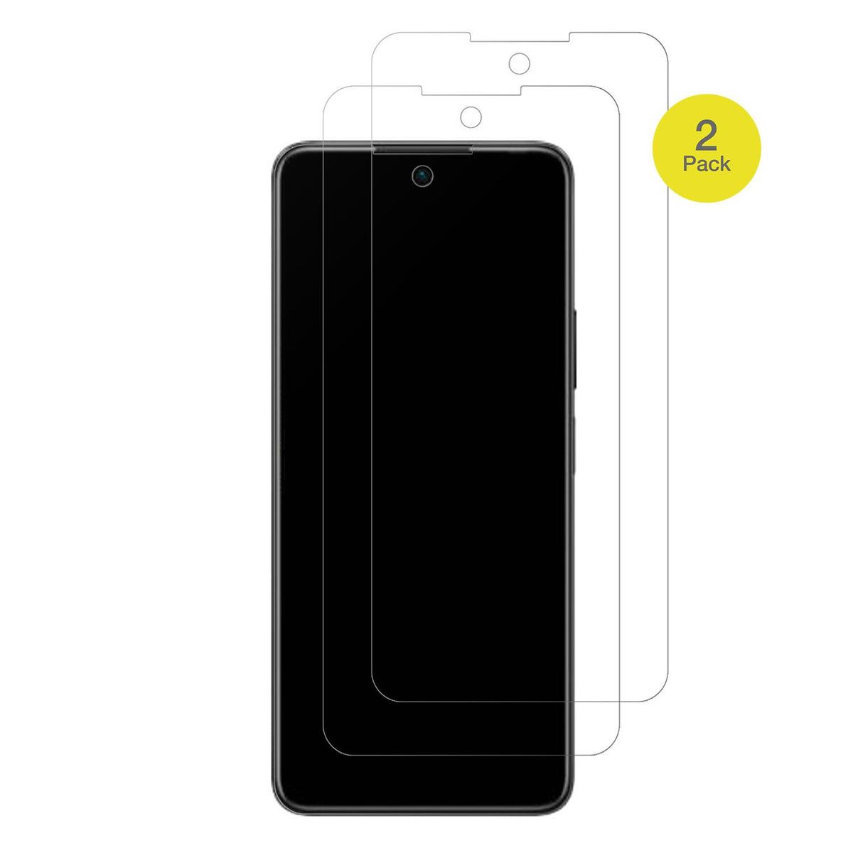 2x Full Cover Schutzfolie matt für Infinix Zero 5G