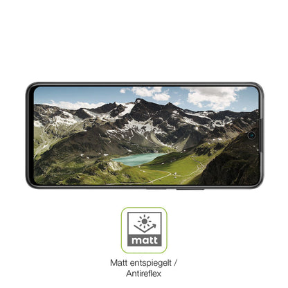 2x Full Cover Schutzfolie matt für Infinix Zero 5G