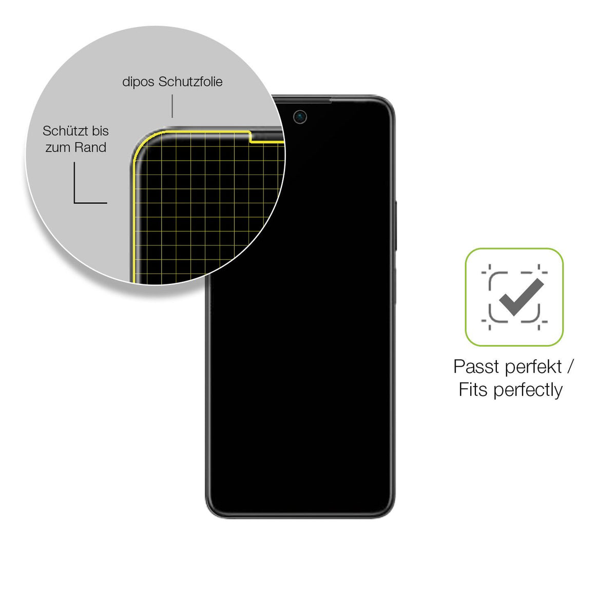 2x Full Cover Schutzfolie matt für Infinix Zero 5G