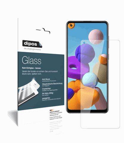 1x 9H Schutzfolie für Samsung Galaxy A21s Panzerfolie