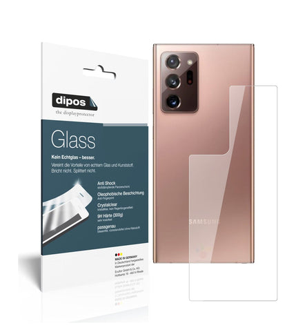 1x 9H Schutzfolie für Samsung Galaxy Note 20 Ultra Rückseite Panzerfolie