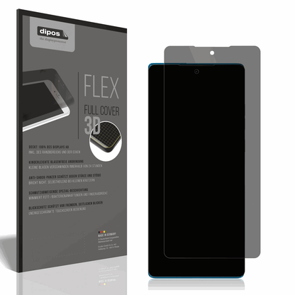 Full Cover Privacy Blickschutzfolie für Motorola G96