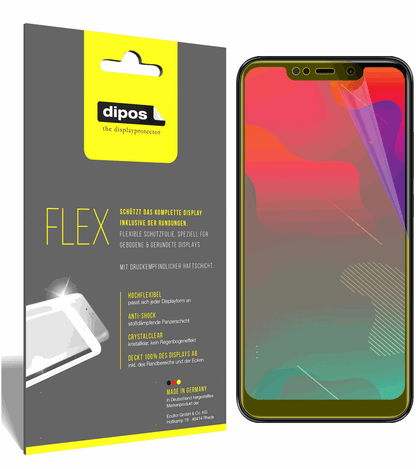 3x 3D Full Cover Schutzfolie für Panasonic Eluga Z1