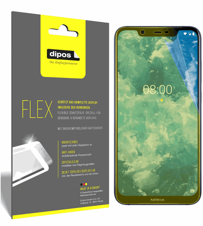 3x 3D Full Cover Schutzfolie für Nokia 46030