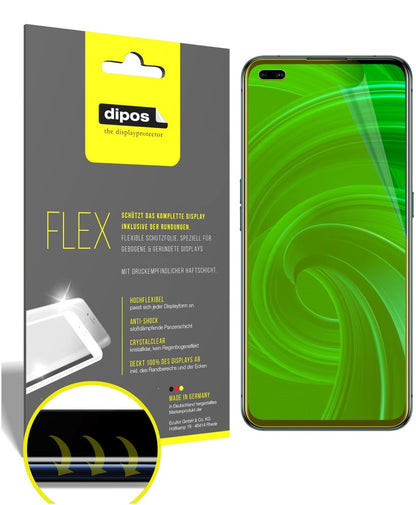 2x 3D Full Cover Schutzfolie für Oppo Realme X50