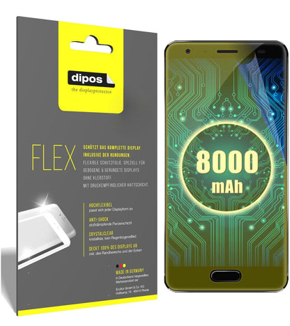 2x 3D Full Cover Schutzfolie für Oukitel K8000