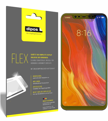 3x 3D Full Cover Schutzfolie für Xiaomi Mi 8