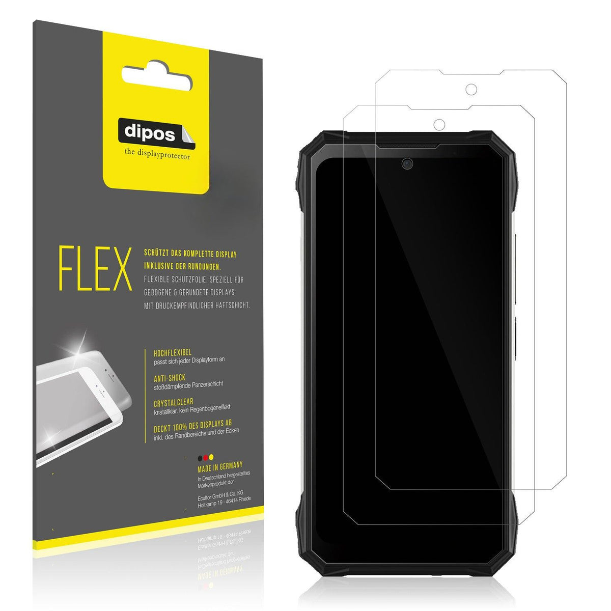 1x 3D Full Cover Schutzfolie für Doogee S89 Pro