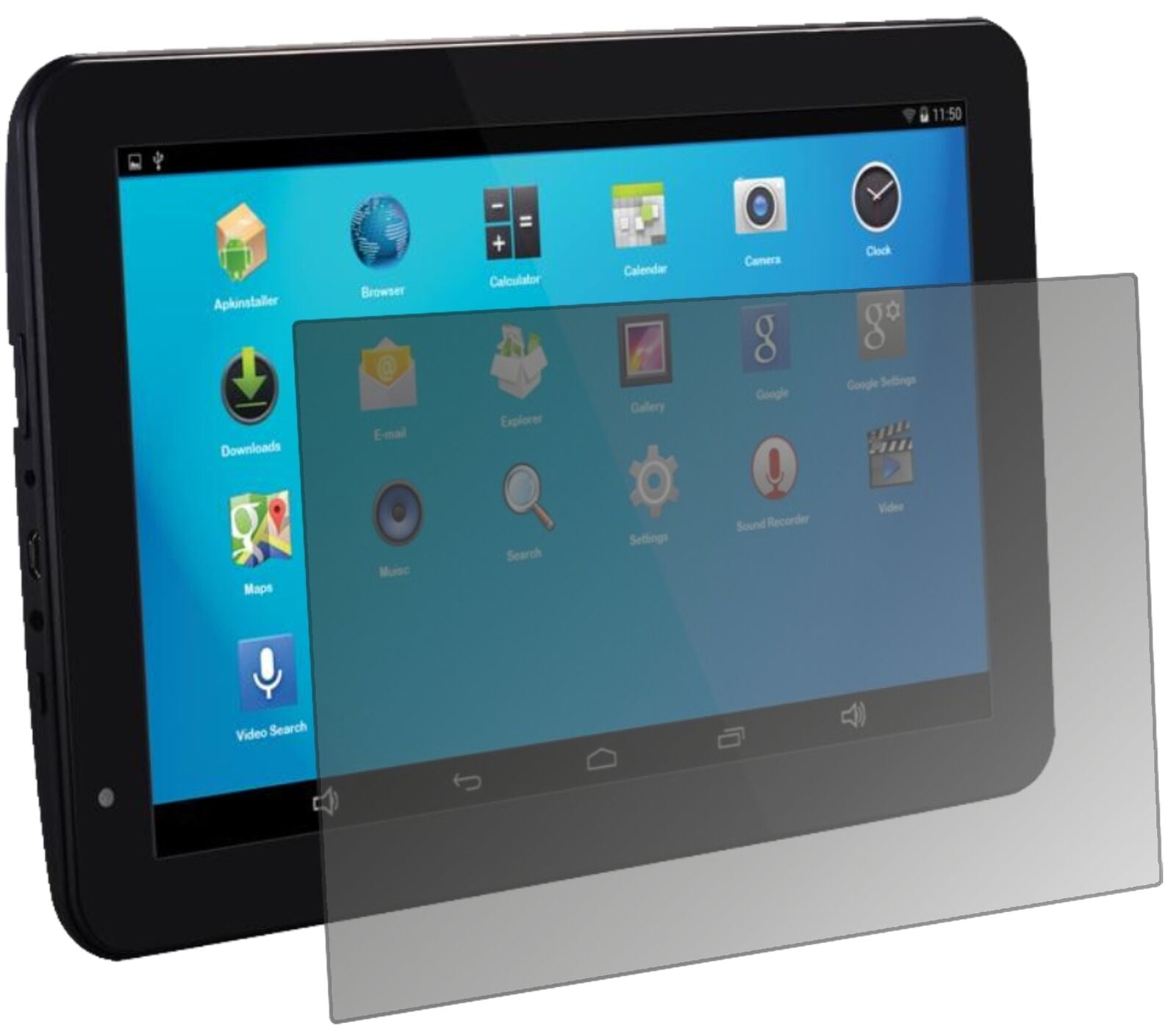 dipos Displayschutz für JayTech Jay tech XE10, mattierte Oberfläche, Blickschutzfilter und perfekter Passform