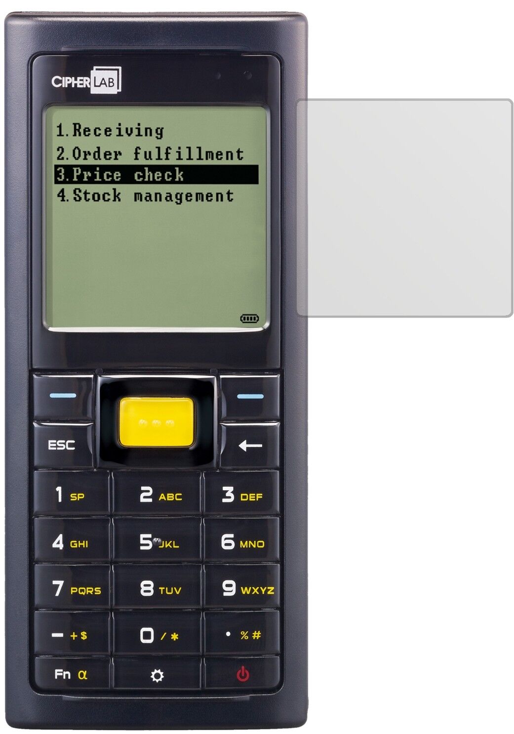 Matte Displayschutzfolie von dipos passend für Cipherlab 8200, präziser Zuschnitt und blasenfrei montiert