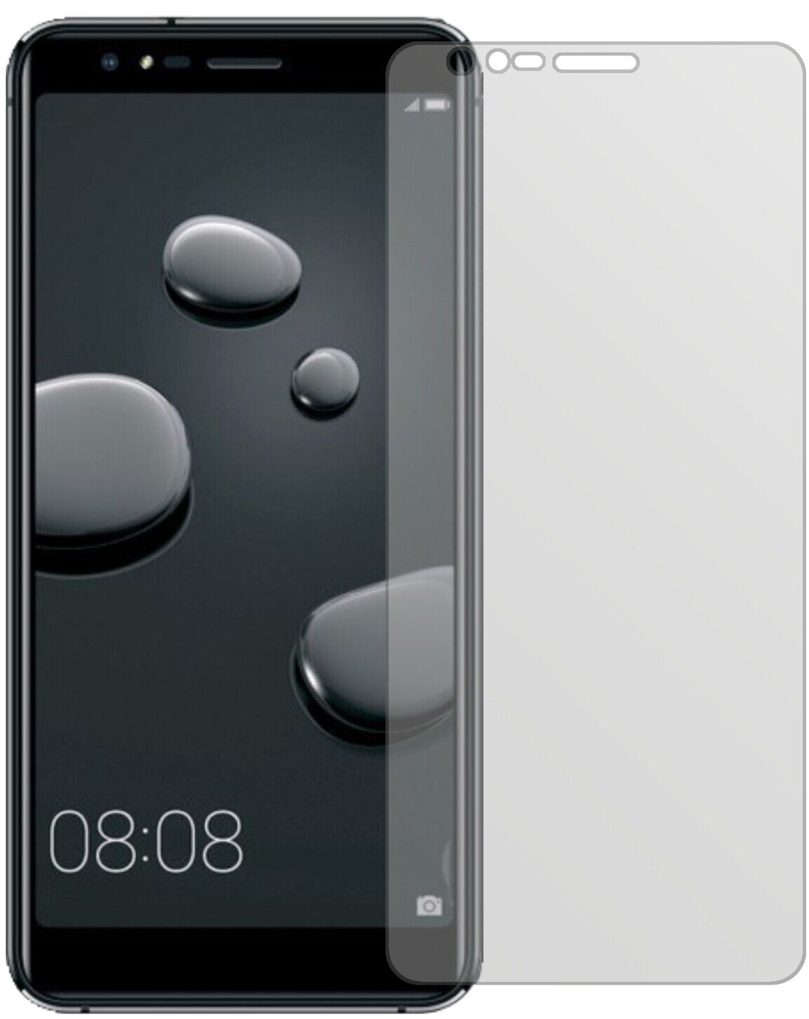 Matte Displayschutzfolie von dipos passend für Haier P10, präziser Zuschnitt und blasenfrei montiert