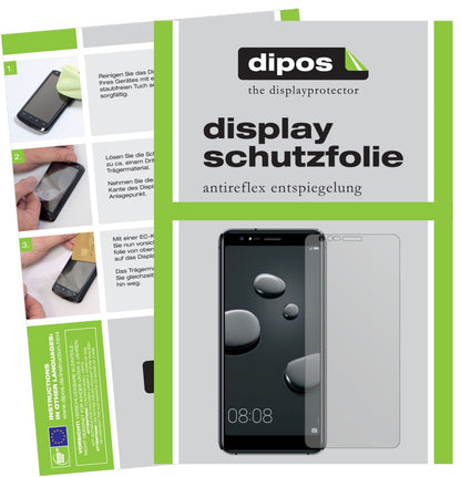 HaierP10 mit aufgebrachter dipos Displayschutzfolie, die lästige Fingerabdrücke minimiert