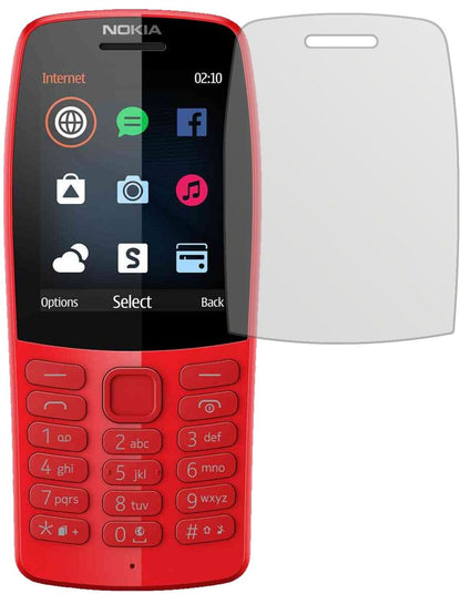 Matte Displayschutzfolie von dipos passend für Nokia 210, präziser Zuschnitt und blasenfrei montiert
