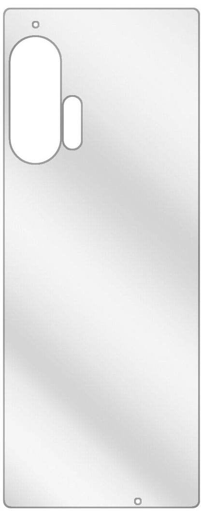dipos Displayschutz für Motorola Edge Rückseite, transparente Oberfläche, geringe Dicke und perfekte Passform