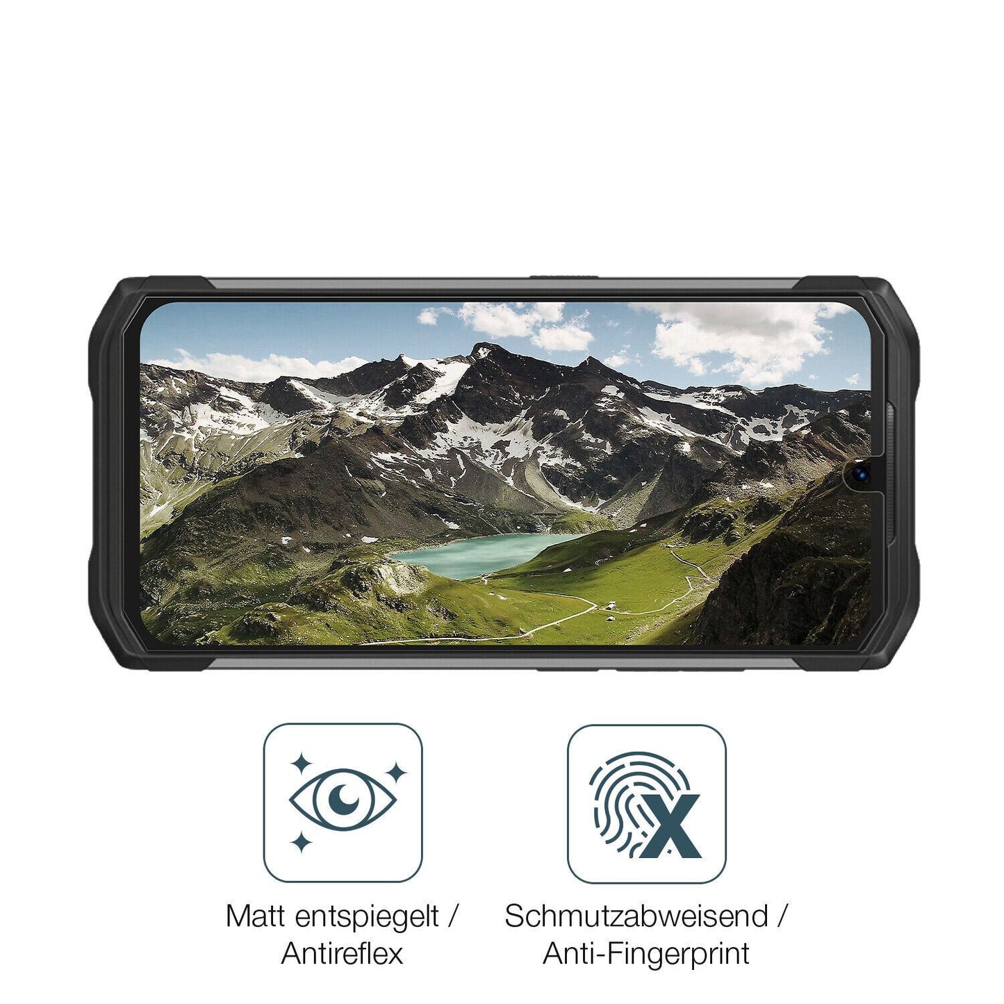 1x 9H Schutzfolie matt für DOOGEE S99 Panzerfolie