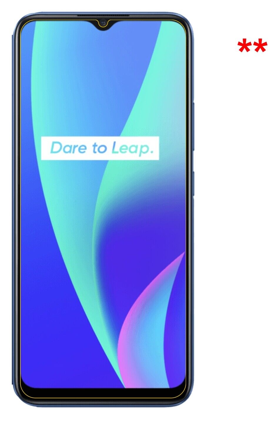 dipos Displayschutz für Oppo Realme C15, transparente Oberfläche, perfekte Passform auch für die Rundungen