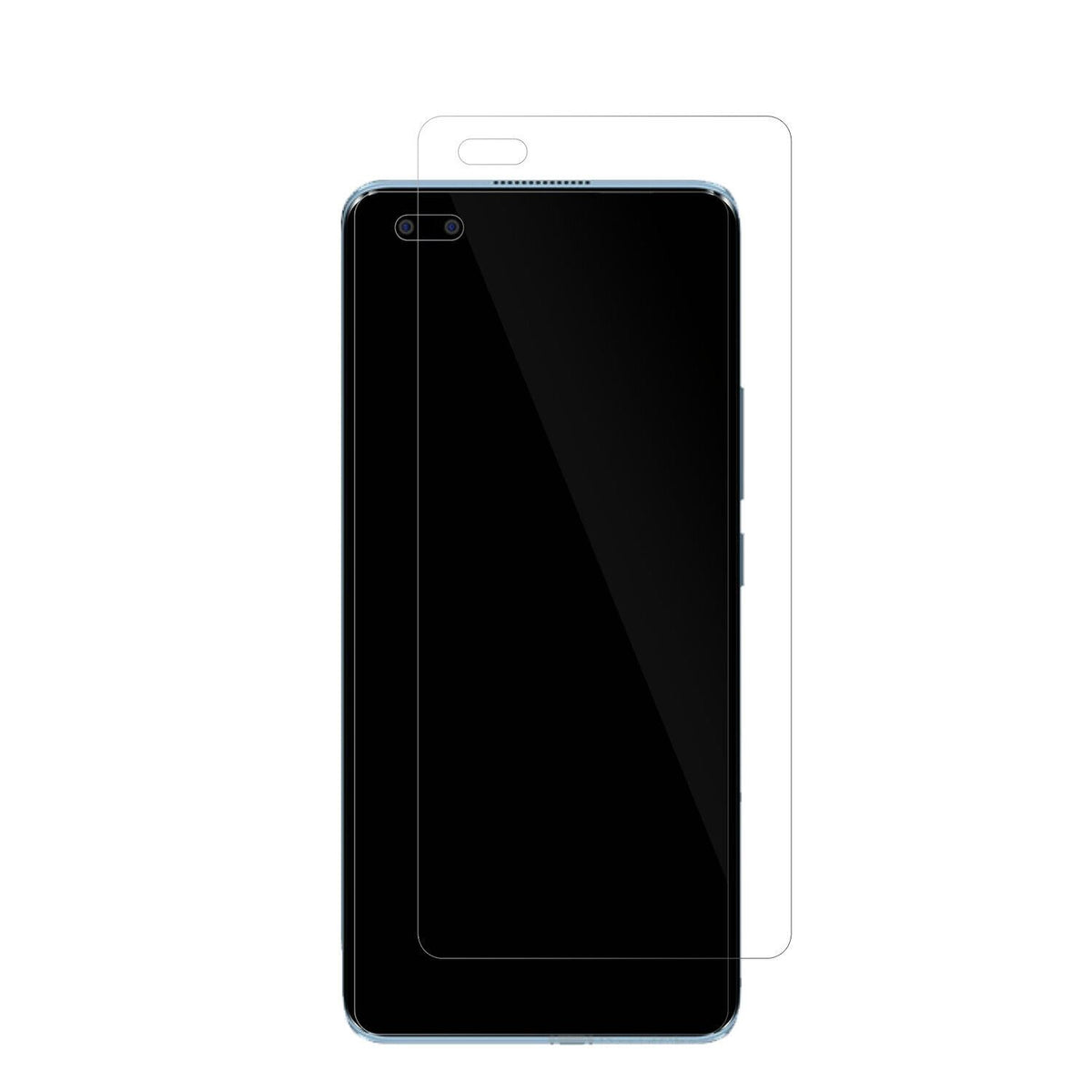 BLUBold N2 mit aufgebrachter dipos Displayschutzfolie, glasklare Darstellung ohne Einschränkungen