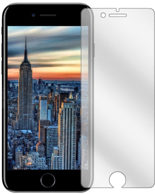 Klare Displayschutzfolie von dipos passend für Apple iPhone 8 Plus, präziser Zuschnitt und blasenfrei montiert