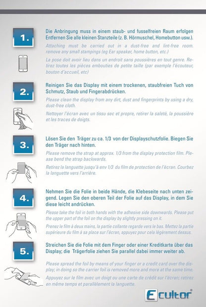 Displayschutz hergestellt in Deutschland, höchste Qualität made in Germany