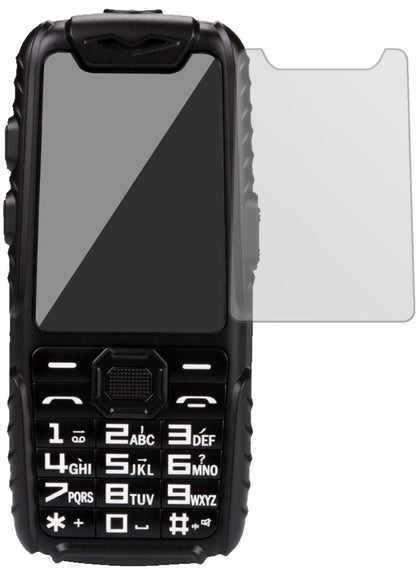 Matte Displayschutzfolie von dipos passend für Guophone A6, präziser Zuschnitt und blasenfrei montiert