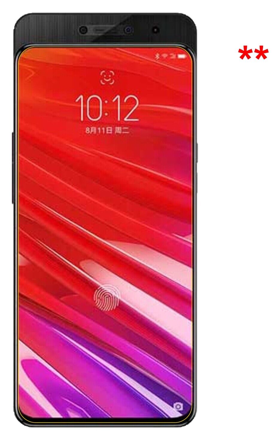 Dünne und klare Folie passend zugeschnitten für Lenovo Z5 Pro GT