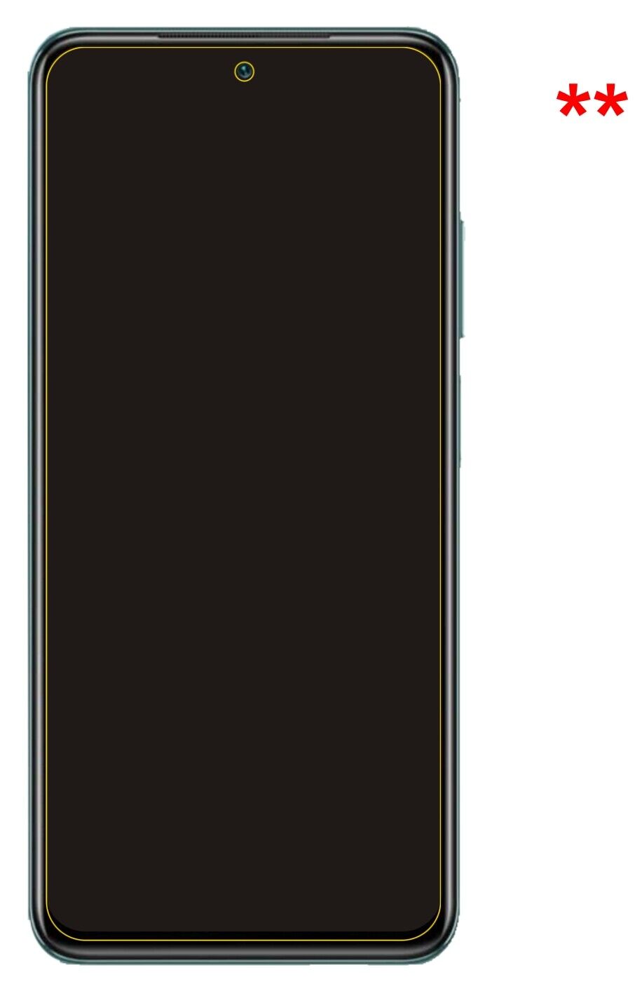 Dünne und klare Folie passend zugeschnitten für Xiaomi Redmi Note 10 5G
