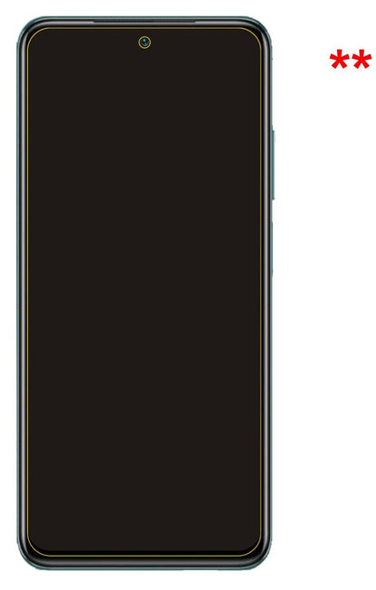 Dünne und klare Folie passend zugeschnitten für Xiaomi Redmi Note 10 5G