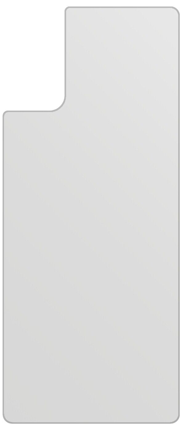 dipos Displayschutz für Honor X10 Max Rückseite, mattierte Oberfläche, geringe Dicke und perfekte Passform