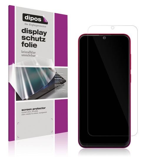 Klare Displayschutzfolie von dipos passend für WALTON Primo RM4, präziser Zuschnitt und blasenfrei montiert