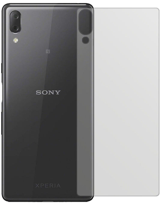 Matte Displayschutzfolie von dipos passend für Sony Xperia L3 Rückseite, präziser Zuschnitt und blasenfrei montiert