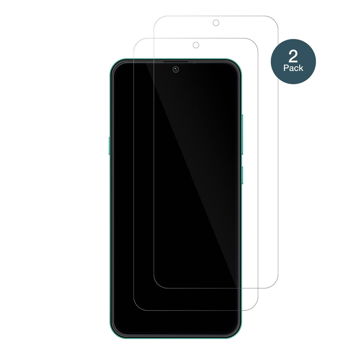 HisenseInfinity E40 Lite mit aufgebrachter dipos Flex Schutzfolie, glasklare Darstellung ohne Einschränkungen
