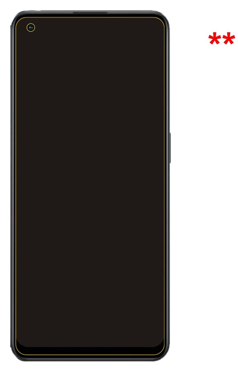 Dünne und klare Folie passend zugeschnitten für Oppo A96 5G
