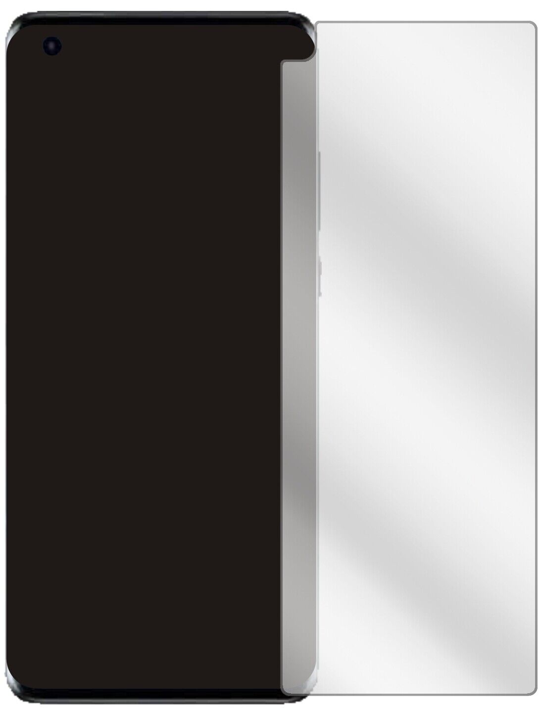 HuaweiMate 40E mit aufgebrachter dipos Displayschutzfolie, glasklare Darstellung ohne Einschränkungen