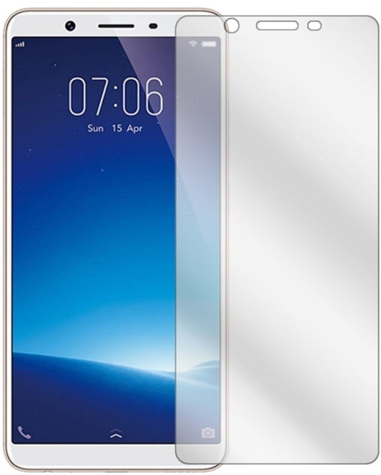 Klare Displayschutzfolie von dipos passend für Vivo Y71, präziser Zuschnitt und blasenfrei montiert