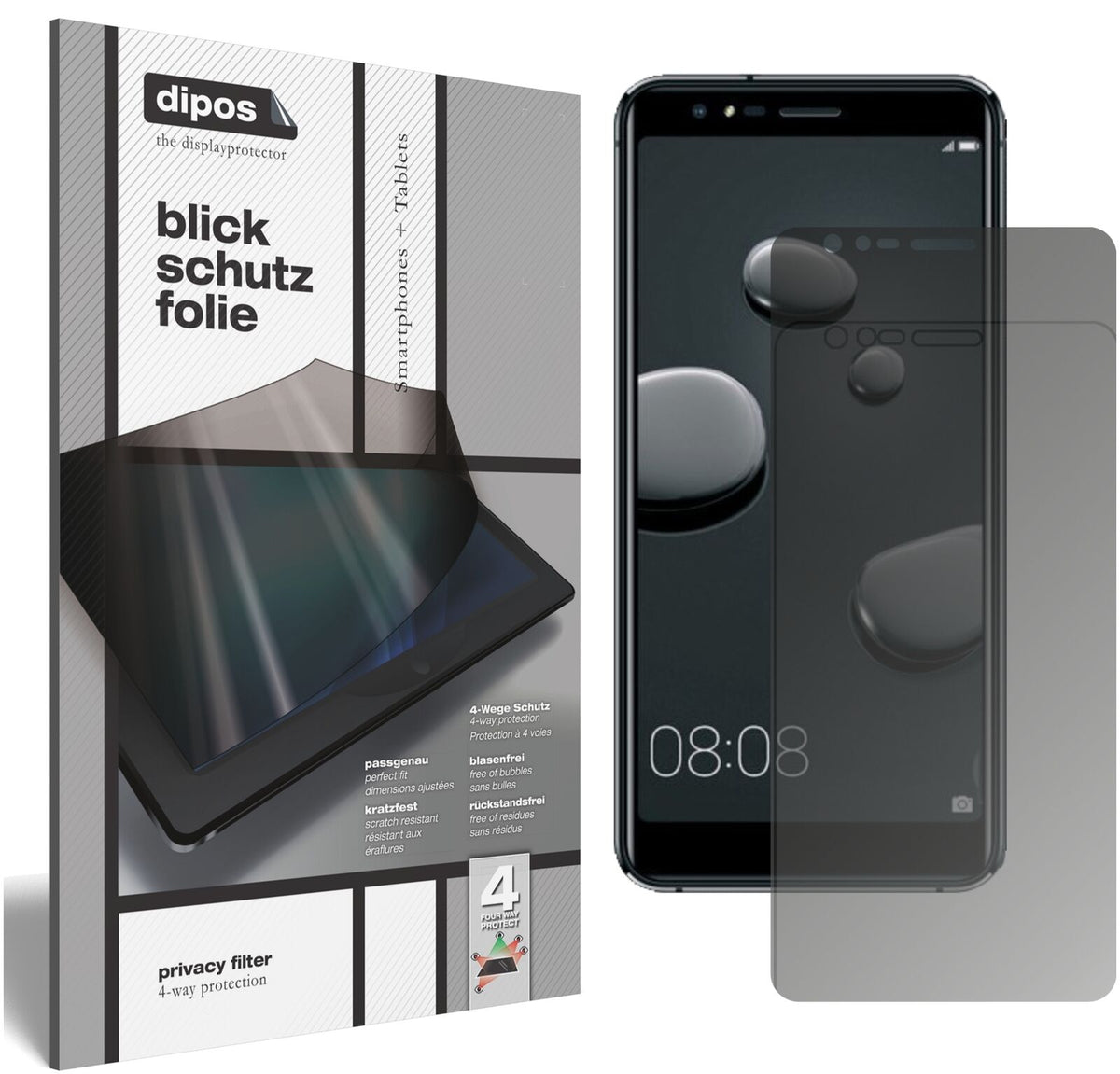 Blickschutzfolie für Haier P10 matt Schutzfolie Privacy