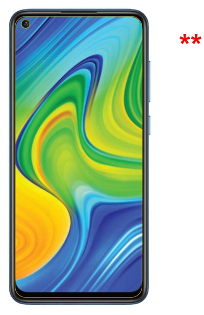 Dünne und klare Folie passend zugeschnitten für Xiaomi Redmi Note 9