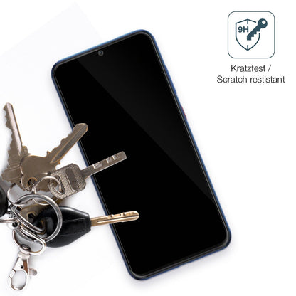 dipos Displayschutz für Walton Primo RX7, transparente Oberfläche, perfekte Passform auch für die Rundungen