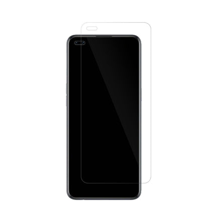 OPPOReno 4 Lite mit aufgebrachter dipos Displayschutzfolie, glasklare Darstellung ohne Einschränkungen