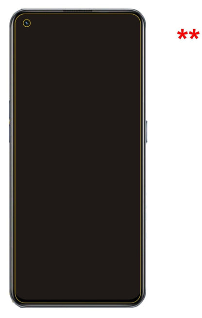 Dünne und klare Folie passend zugeschnitten für Oppo Realme GT Global