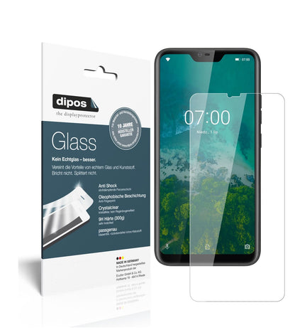 1x 9H Schutzfolie für Kruger Matz Smartfon LIVE 7 Panzerfolie